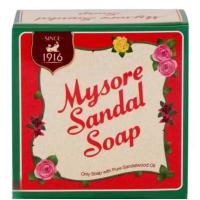 ราคา Mysore Sandal Soap 150g สบู่น้ำมันแก่นจันทร์ แท้ นำเข้าจากอินเดีย (42423058417)
