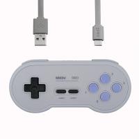 ราคา 8bitdo SN30 SN Edition เกมแพดบลูทูธสําหรับ Nintendo Switch/Windows/Android/macOS/Steam (24442310216)