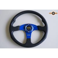 ราคา MOMO พวงมาลัยรถยนต์ พวงมาลัยรถ พวงมาลัยรถแต่ง พวงมาลัย MOMO 14 นิ้วสีน้ำเงินดำ (10516144956)