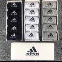 ราคา ถูกสุดใน Shopee ถุงเท้ากีฬาAdidas ถุงเท้าวิ่ง ถุงเท้าชาย หญิง Unisex (5คู่ ใส่กล่อง) มีกล่องให้ ของแท้จากShop (17061038178)