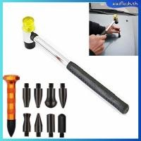 ราคา เครื่องมือซ่อมรอยบุบรถยนต์1ชุด,เครื่องมือซ่อมรอยบุบเครื่องมือตีด้วยปากกาซ่อมรอยกระแทกสำหรับรถยนต์ไม่มีสี (46703690918)