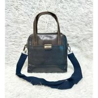 ราคา กระเป๋าหนังทูโทนถือได้สะพายได้แบรนด์Liz Claiborne (รหัส ดอกไม้637) (44376028805)