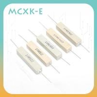 ราคา Mcxk-e ตัวต้านทานพลังงานซีเมนต์ 5W 10W 20W 1R 2R 3R 8.2R 9.1R 10R 12R 15R 18R 20R 22R โอห์ม 1K 2K 5K 10K 20K 100K 10 ชิ้น (24521899041)