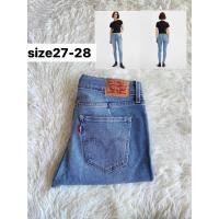 ราคา กางเกงยีนส์ ลีวาย skinny แท้% มือสอง (25202939423)