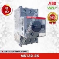ราคา อุปกรณ์สตาร์ทมอเตอร์ ยี่ห้อ ABB รุ่น Motor Starter MS132-25 (29753118316)