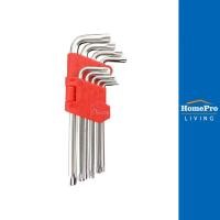 ราคา HomePro ประแจหกเหลี่ยมหัวทอร์ก 9 ชิ้น/ชุด แบรนด์ HACHI (23343035101)