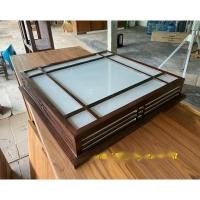 ราคา โคมไฟเพดาน ไม้สักเก่า ส่งฟรี (8372421650)