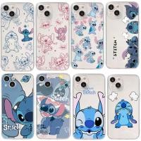 ราคา Disney Stitchเคสโทรศัพท์สําหรับIphone XR XS Max 7 8 6 6S Plus 16 Pro Max 11 X 7+ 6+ 6PLUS 7PLUSปลอกการ์ตูนนุ่มน่ารักเคสใส (42066004820)