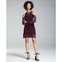 ราคา [Size S] Self Portrait Lace Dress เดรสสั้น แขนยาว เว้าหัวไหล่ ผ้าลูกไม้ฝรั่งเศส (28751309096)