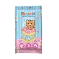 ราคา Kuma Gentle Skin Baby Tender คุมะ เจนเทิล สกิน เบบี้ เทนเดอร์ ผ้าเช็ดทำความสะอาดแบบเปียก Antibacterial 20 แผ่น (12699776352)