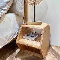 ราคา โต๊ะข้างเตียงไม้เนื้อแข็งทั้งหมดโต๊ะข้างเตียงญี่ปุ่นตู้เก็บตู้เก็บเข้าสู่ระบบสีโต๊ะด้านข้างขนาดเล็กไม้ขี้ผึ้งสีขาวครัวเรือนนอร์ดิก HWZW (49904220474)