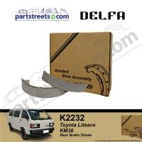 ราคา ผ้าเบรคหลัง DELFA - Toyota Liteace KM36- K2232 (1 ชุด) (53453626807)