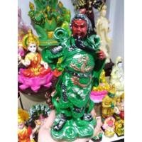 ราคา เทพเจ้ากวนอูสีเขียว สูง25ซม.เสริมอำนาจบารมี (2257568372)