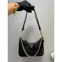ราคา Prada Re-Edition กระเป๋าสะพายทรงสามเหลี่ยม สีดำ ขนาดเล็ก พกพาสะดวก (50904400568)