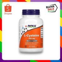 ราคา NOW Foods, L-Cysteine, 500 mg, 100 Tablets (25911959911)