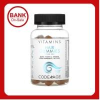 ราคา พร้อมส่ง Codeage Vitamins Hair Gummies Sugar Free Biotin Vitamin C Minerals Strawberry Coconut 60 Count (24227865204)