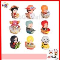 ราคา โมเดล วันพีช One Piece ของสะสม ของเล่นแมค Mcdonald Happy meal แฮปปี้มีล แมคโดนัลด์ ขายยกเซ็ต 9 ตัว (23001639606)