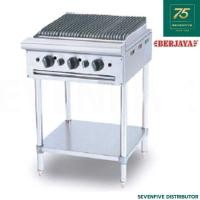 ราคา BERJAYA เตาย่างแบบหินลาวา เตาย่างแก๊ส 3หัวแก๊ส 45,000 BTU/HR BER1-CB3BFS (22868788269)