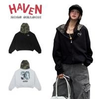 ราคา เสื้อฮู้ดทรงหลวมพิมพ์ลายเบอร์90และหมวกคาโม่ลายพราง ฮาเดน สตูดิโอ ในผ้าสักหลาดปูหนาสีดําเทา (40902038669)