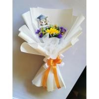 ราคา ช่อดอกไม้​ดอกแซมคละแบบ​ การ์ดบัณฑิต​แถมก้านติดซองธนบัตร​ขนาด20-1000​บาท​ 3ใบ (28472784473)