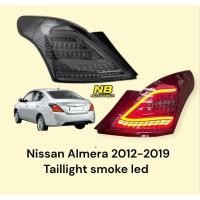 ราคา ไฟท้ายแต่ง Almera Smoke led ปี2012 2014 2016 2018 2019 ไฟ LED เส้นบาร์ ไฟวิ่ง (42917652001)