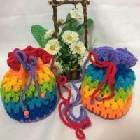 ราคา กระเป๋าสะพายข้างวินเทจ ถักไหมพรมน่ารักสุดๆ (5233125210)