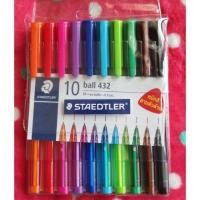 ราคา ☑️ ปากกาลูกลื่น หมึกสี Staedtler, (6308576694)