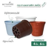 ราคา กระถางพลาสติกสีสดใส ขนาด 4 นิ้ว และ 6 นิ้ว กระถางพลาสติก (18296334611)