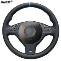 ราคา For BMW M3 2001-2003 46 E39 330i 540i 525i Hand Sewing Car Steering Wheel Cover (52052345104)