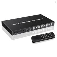 ราคา A2ho) 4K HDMI-Compatible Splitter 8 In 1 Out คอมพิวเตอร์ Synchronizer พร้อมรีโมท 4K 30Hz กล่องสวิทช์พอร์ต Expander รองรับ 4K/1080P เครื่องเล่น DVD TV PC (28070198750)