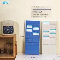 ราคา Fuqiang ที่ใส่การ์ดคงที่ที่สะดวกหนากรอบเวลาเจาะ บริษัท 24 ตําแหน่งช่องเจาะกระดาษสองแถว (23240513791)