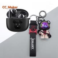 ราคา For EDIFIER W220T Case Cartoon Bear Keychain Pendant EDIFIER W220T Silicone Soft Case Cute Creative Astronaut NeoBuds Pro2 Soft Case NB2 Pro Shockproof Case Protective Cover (23951437490)