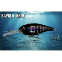 ราคา เหยื่อปลอม ปลั๊ก RAPALA Risto Rap RR ราพาล่า ริสโต้ 8 / 9 ซม ดำลึก แอคชั่นดี (54103254063)