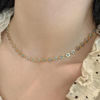 ราคา [GG] Daisy Flower Necklace Oil Drip Small Flower Bracelet เลียนแบบภูมิแพ้ Non-Fading (41250689581)