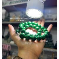 ราคา สร้อยคอหยกเขียวจักรพรรดิ์ หยกเขียวมรกต Type B (27589341353)