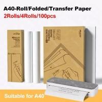 ราคา ก4 กระดาษความร้อนสําหรับเครื่องพิมพ์ความร้อนคุณภาพสูง ก4 กระดาษม้วนกระดาษพับแห้งเร็ว ไม่มีหมึก ล้างการพิมพ์ (57600867554)