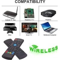 ราคา เมาส์ไร้สาย 2.4G BT MX3 คีย์บอร์ดรีโมทคอนโทรลเหมาะสําหรับ Android Smart TV Box- (43906400776)