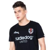 ราคา Rudedog เสื้อคอกลม หญิง ชาย สีดำ รุ่น United (22400225602)