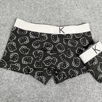 ราคา สไตล์ใหม่ชุดชั้นในชาย สวัสดี คิตตี้ พิมพ์นักมวยนักมวยอินเทรนด์จดหมายชุดชั้นในชายกางเกงนักมวย20251211 (52302956364)