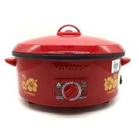 ราคา หม้อต้ม HANABISHI ฮานาบิซิ กระทะไฟฟ้า รุ่น HGP-10T สีแดง กะทะใบเล็ก ความกว้างกระทะ 10 นิ้ว (22790295800)