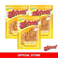 ราคา (พร้อมส่งขนมอร่อย ราคาถูก) สควิดดี้ปลาหมึกเส้น 19 กรัม Set 3 ซอง (41011861820)