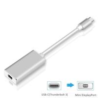 ราคา 4K USB C To Mini DP 60Hz USB 3.1 Type C To Mini Display Port Adapter Thunderbolt 3 To Mini DP Converter (24709957928)