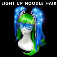 ราคา ที่คาดผมถักเปียนีออน มีไฟ Led เรืองแสง สําหรับปาร์ตี้ฮาโลวีน (23380741879)