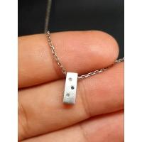 ราคา สร้อยคอเงินแท้ 925 ฝังเพชร + พลอยไพลิน (21222712080)