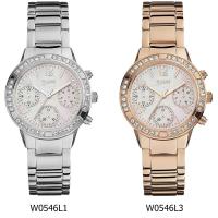 ราคา Guess รุ่น W0546L1 - L3 นาฬิกาข้อมือผู้หญิง สายสแตนเลส (83140111)