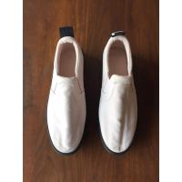 ราคา รองเท้าผ้าใบ ลำลอง สีชมพูอ่อน มือสอง แบรนด์ H&M size 38 ส้นสูง 3.5 cm. (3185909804)