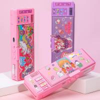 ราคา นักเรียนดินสอเครื่องเขียนกล่องรหัสมัลติฟังก์ชั่เครื่องเขียนออแกไนเซอร์กล่องผู้ถือปากกาแปรงแต่งหน้าออแกไนเซอร์ (49954285556)