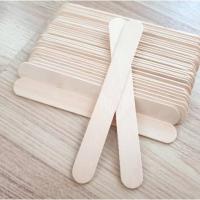 ราคา ไม้ไอติมขนาดเล็ก 93*10*2 มม. (40ชิ้น) ไม้มน ไม้ไอศกรีมขาว DIY (24665083175)
