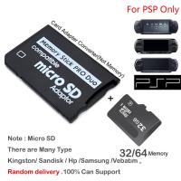 ราคา ตัวแปลงอะแดปเตอร์การ์ด Micro SD เป็น Memory Stick MS Pro Duo PSP + หน่วยความจํา 32GB/64GB (22943388771)