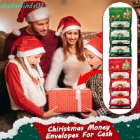 ราคา STELLARFENDS คริสต์มาสเงินกระเป๋า,ต้นไม้ Santa Claus พับซองการ์ด,ใหม่อินเทรนด์ 6 ตําแหน่งการ์ด HongBao Elk Snowman ตกแต่งคริสต์มาส (45753691591)